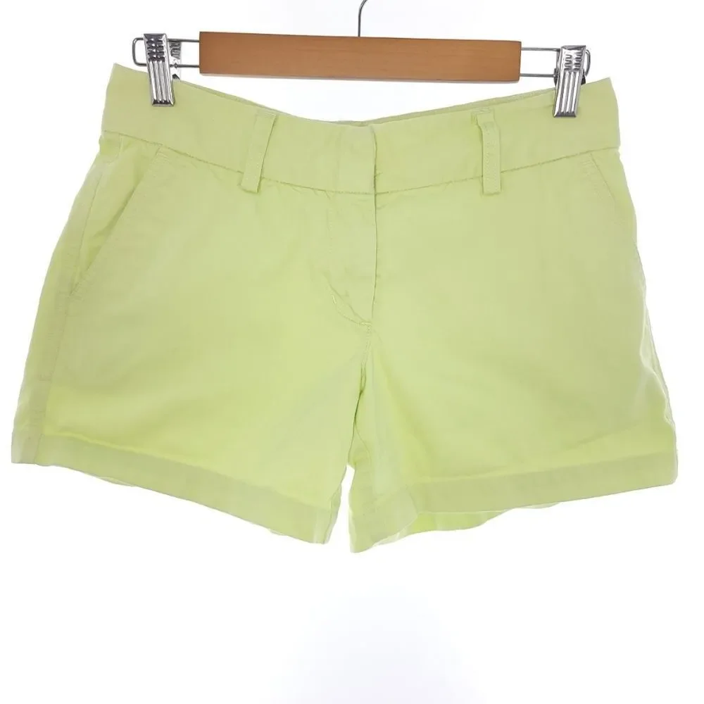 Vineyard Vines Cotton Green Summer Shorts Womens Size 2